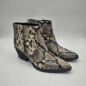 Sam Edelman Whistler Snake Skin Pointed Toe Bootie